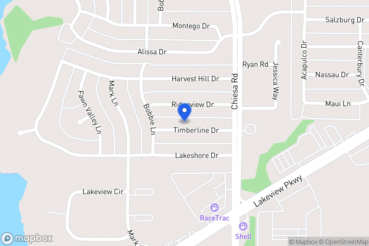 Map of 7201 Timberline Dr