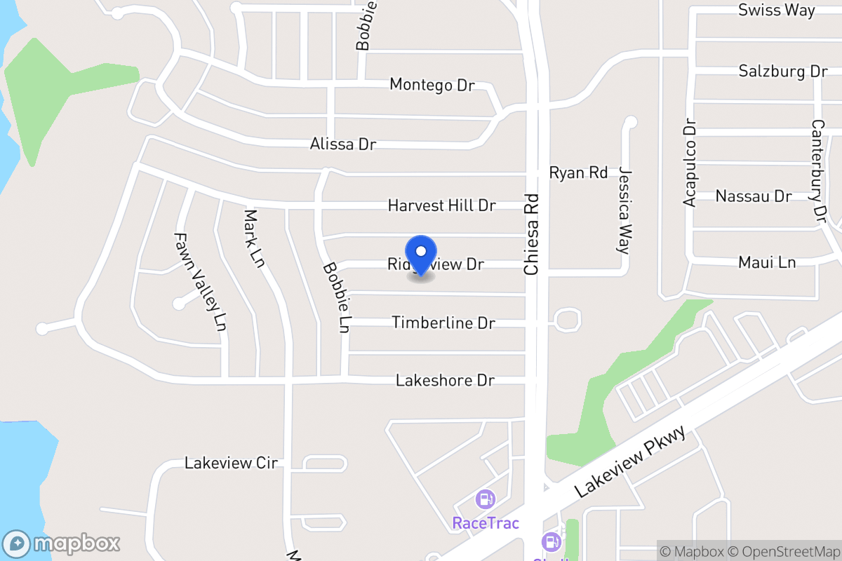 Map of 7206 Ridgeview Dr