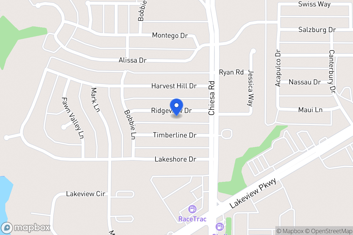 Map of 7214 Ridgeview Dr