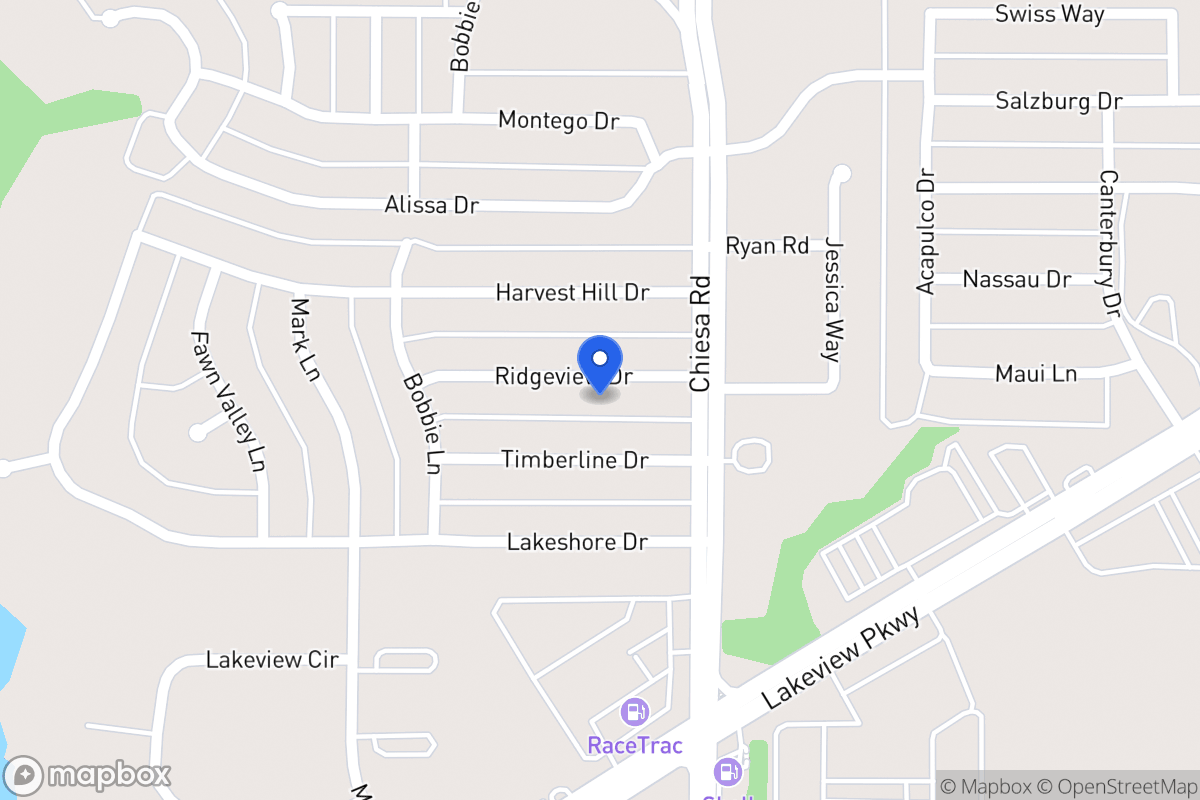 Map of 7218 Ridgeview Dr