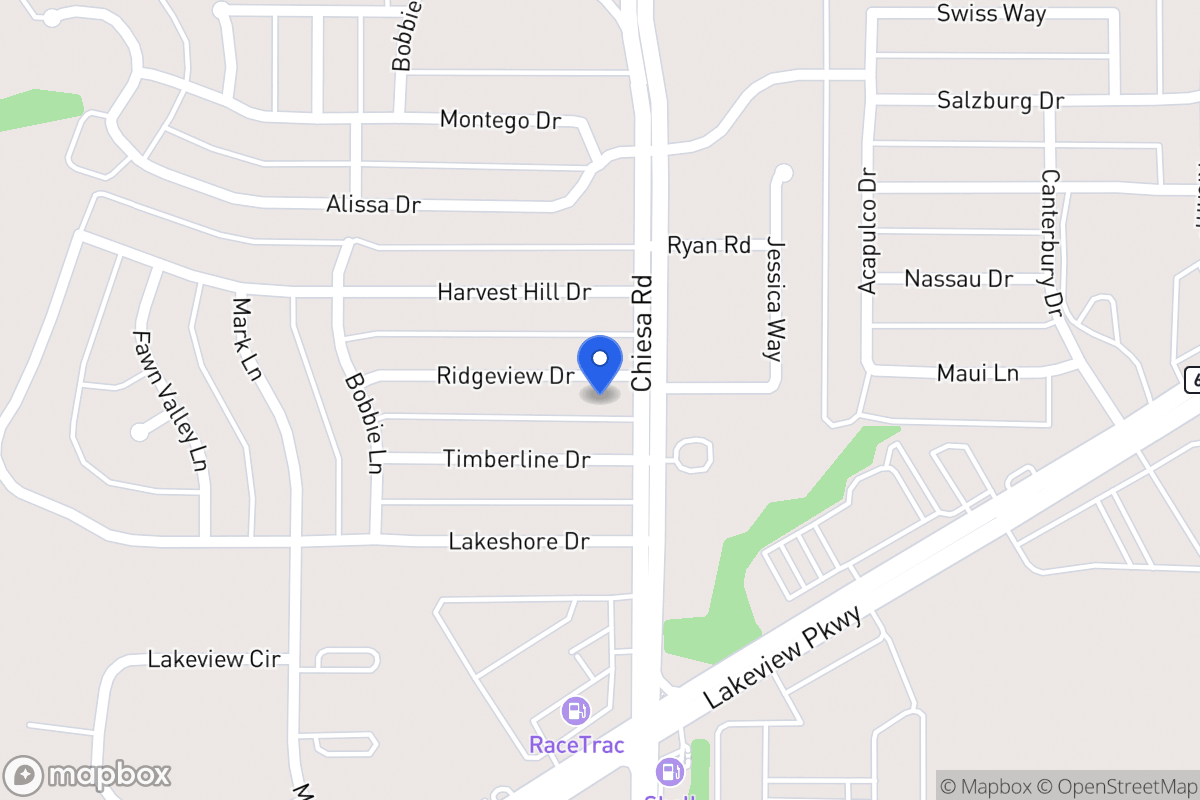 Map of 7310 Ridgeview Dr