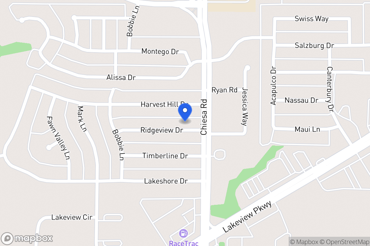Map of 7305 Ridgeview Dr