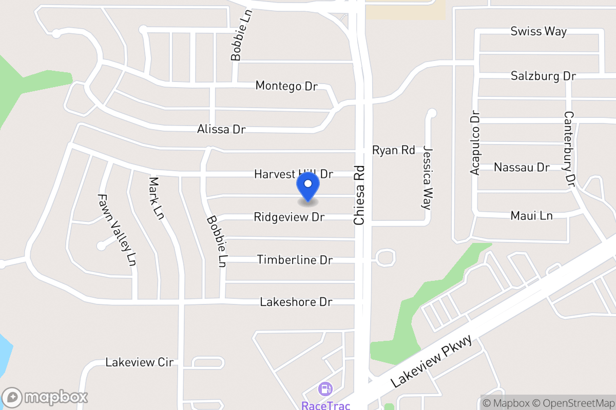 Map of 7217 Ridgeview Dr