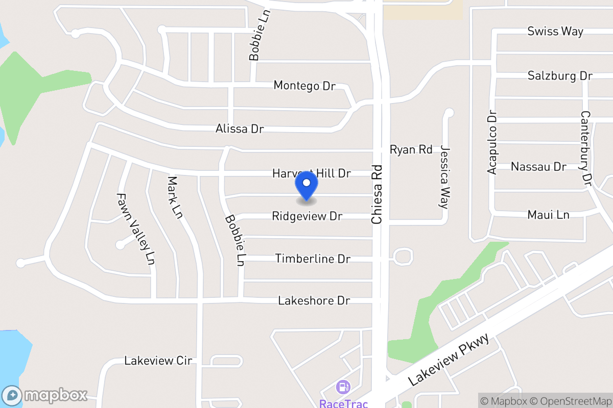 Map of 7209 Ridgeview Dr