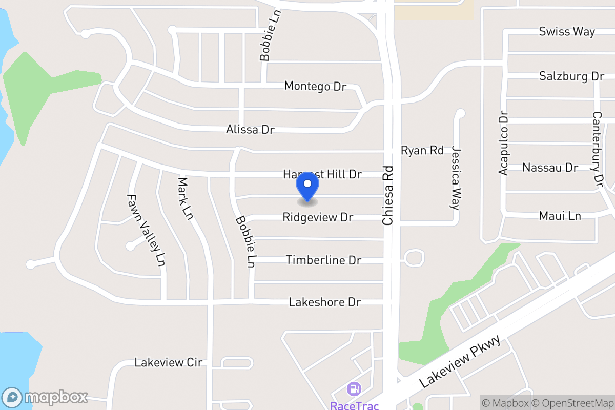 Map of 7205 Ridgeview Dr