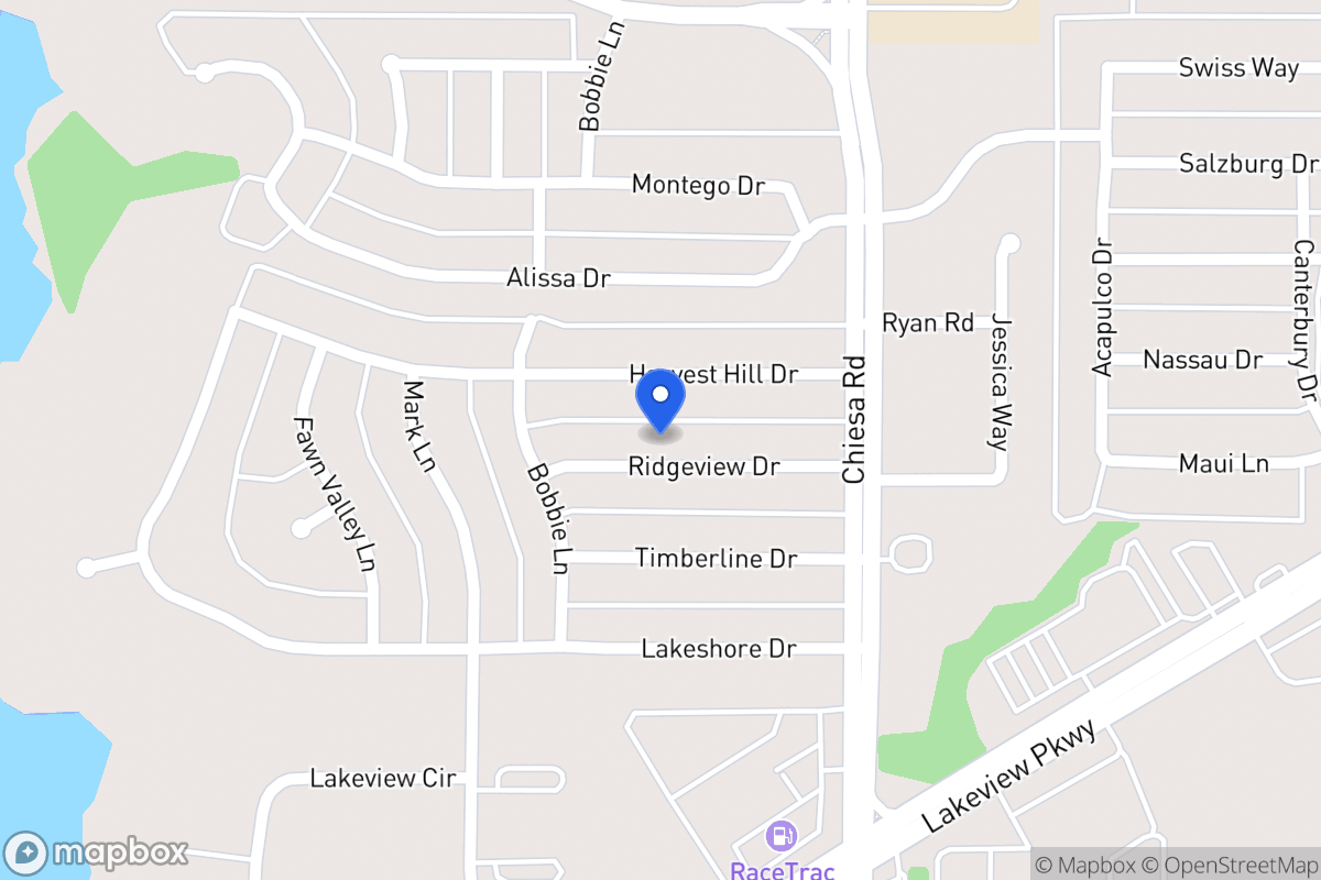 Map of 7201 Ridgeview Dr