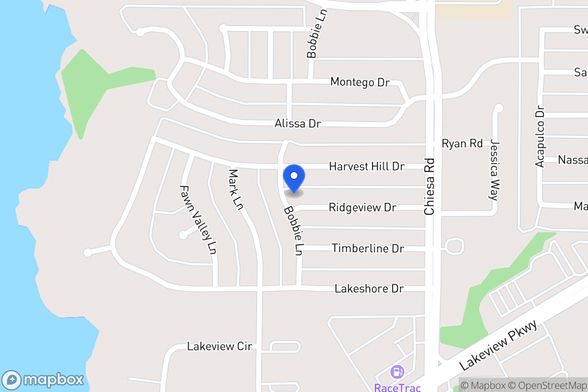 Map of 7101 Ridgeview Dr