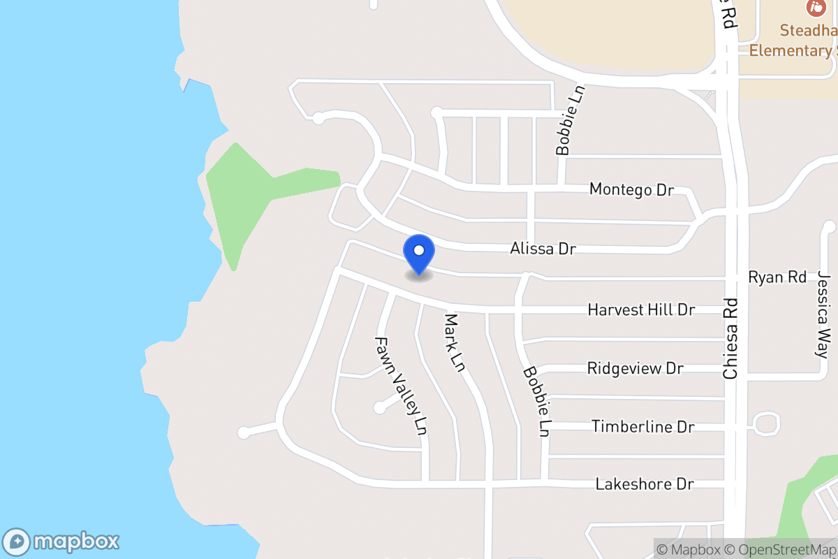 Map of 6809 Harvest Hill Dr
