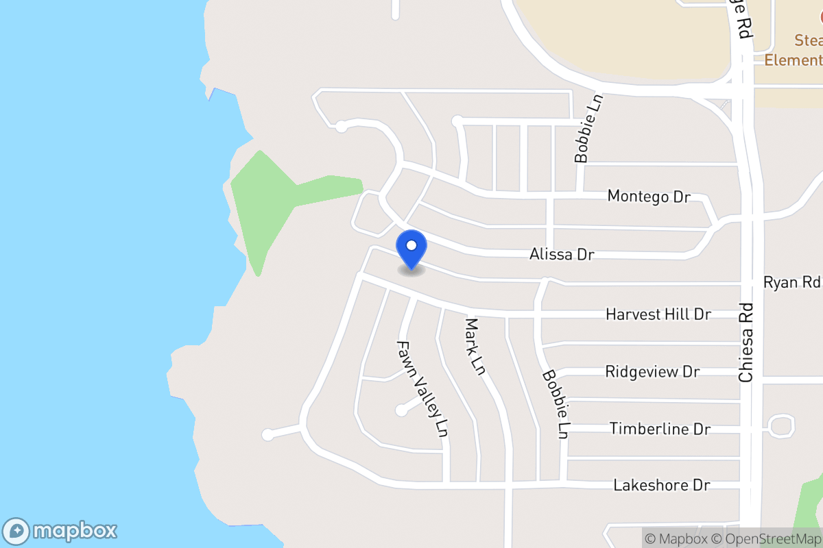 Map of 6801 Harvest Hill Dr