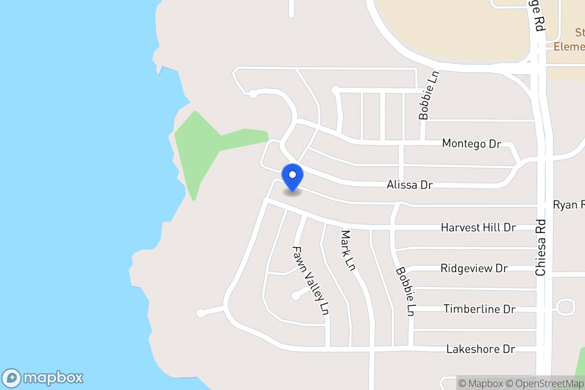 Map of 6713 Harvest Hill Dr