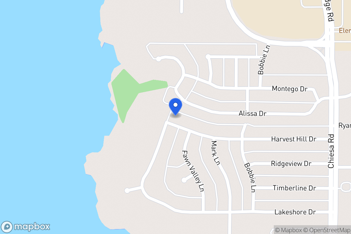Map of 6709 Harvest Hill Dr