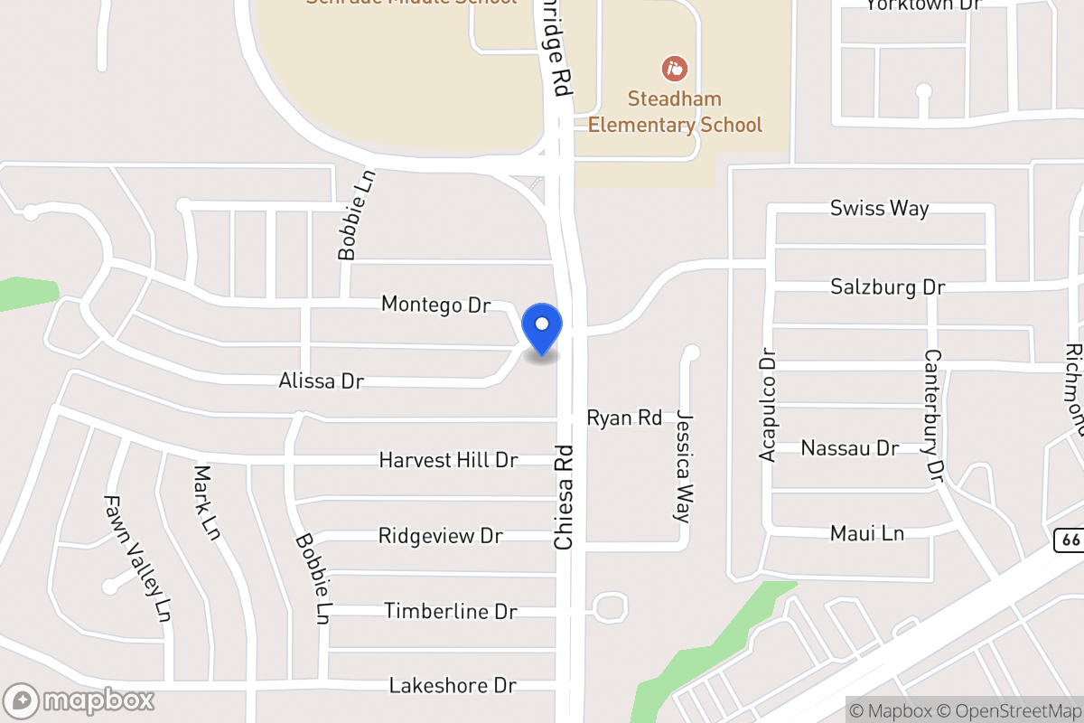 Map of 7314 Alissa Dr