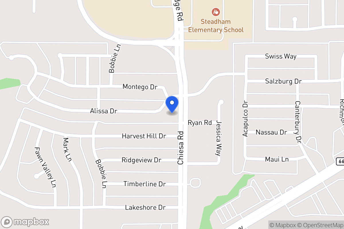Map of 7310 Alissa Dr
