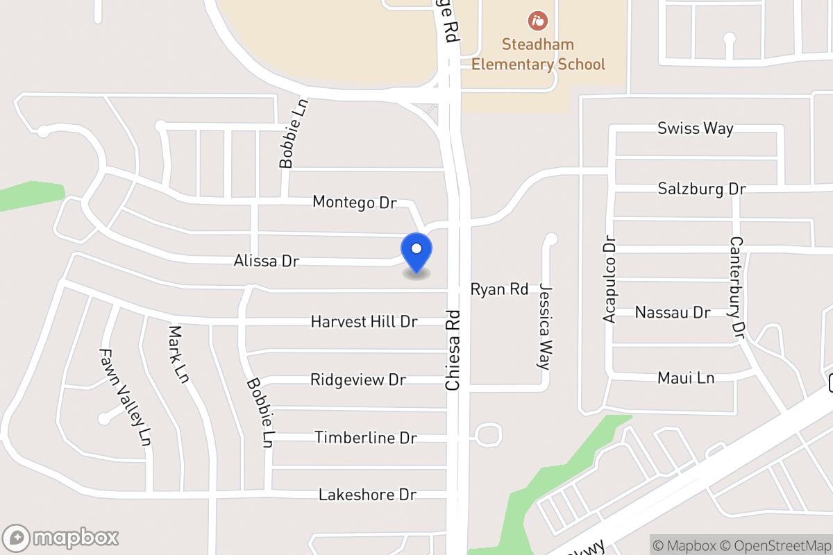 Map of 7306 Alissa Dr