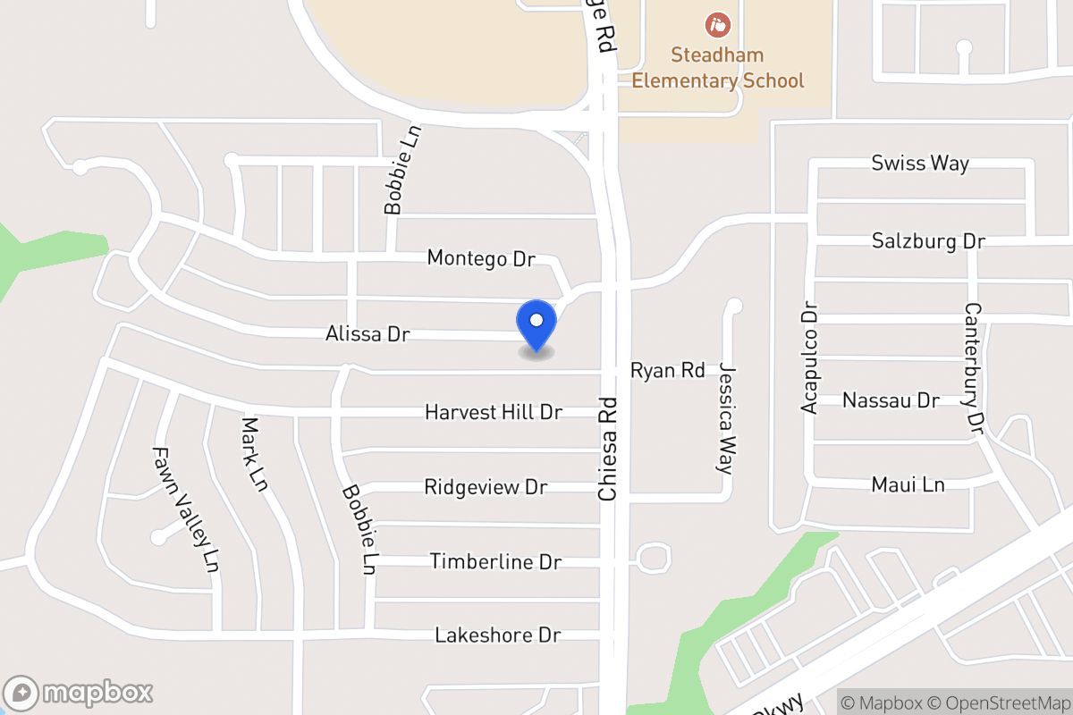 Map of 7302 Alissa Dr