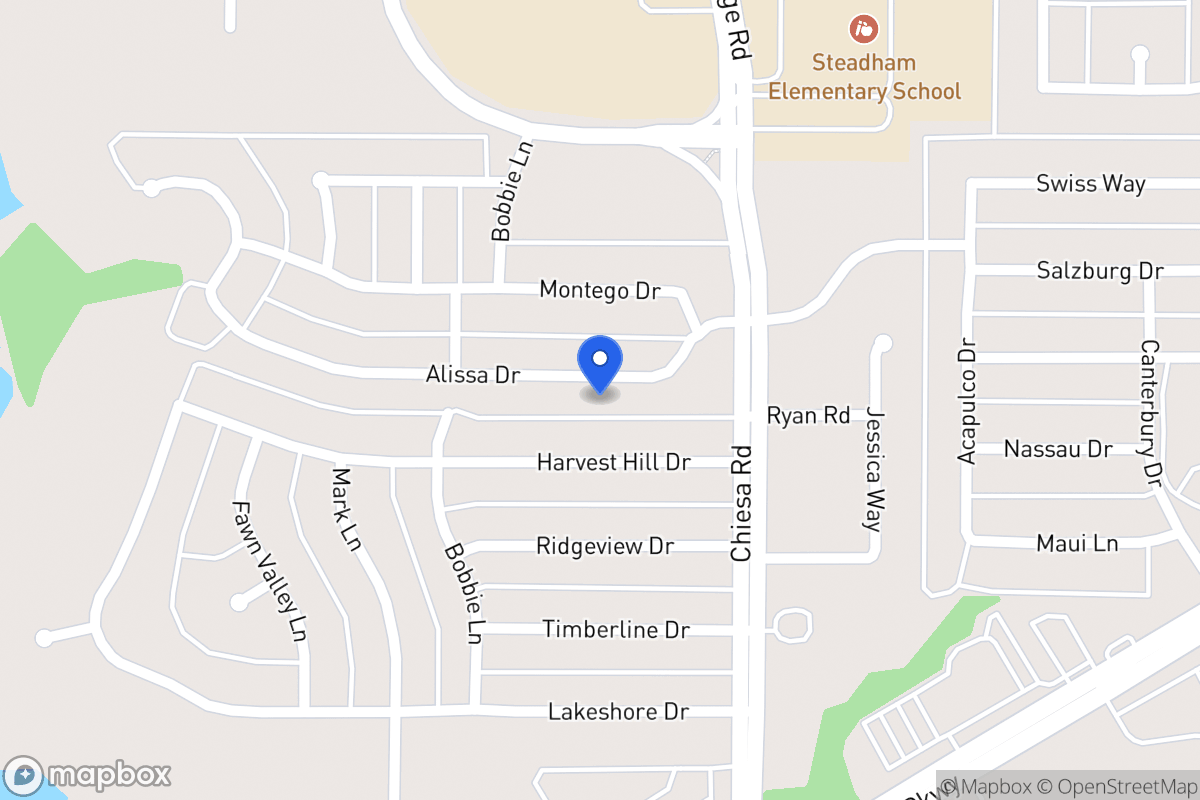 Map of 7210 Alissa Dr