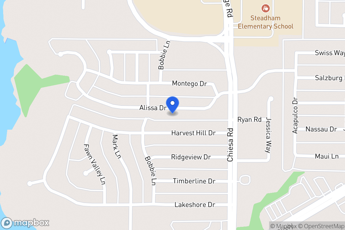 Map of 7118 Alissa Dr