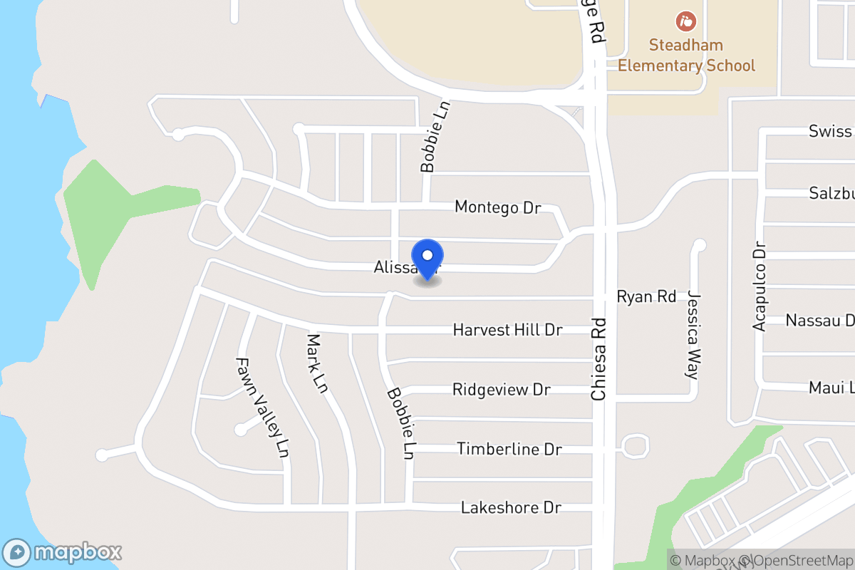 Map of 7110 Alissa Dr
