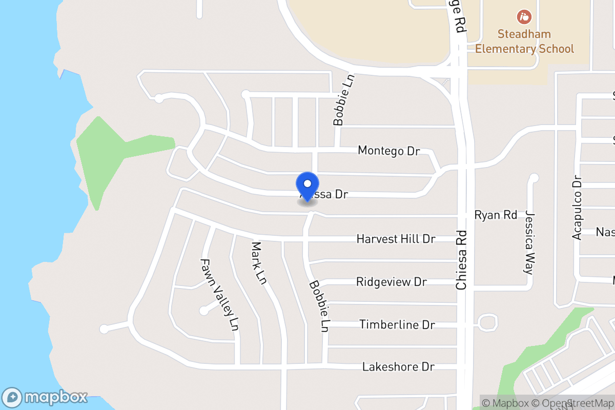 Map of 7014 Alissa Dr