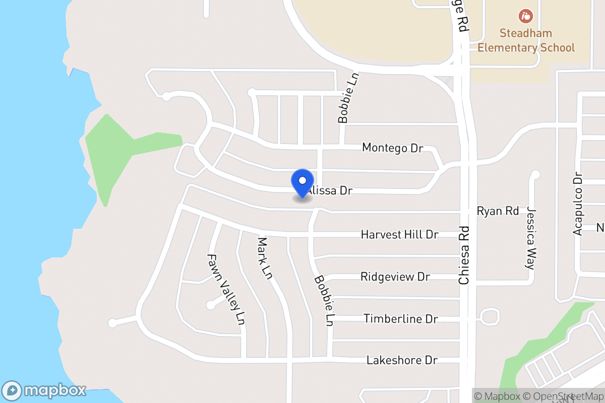 Map of 7010 Alissa Dr