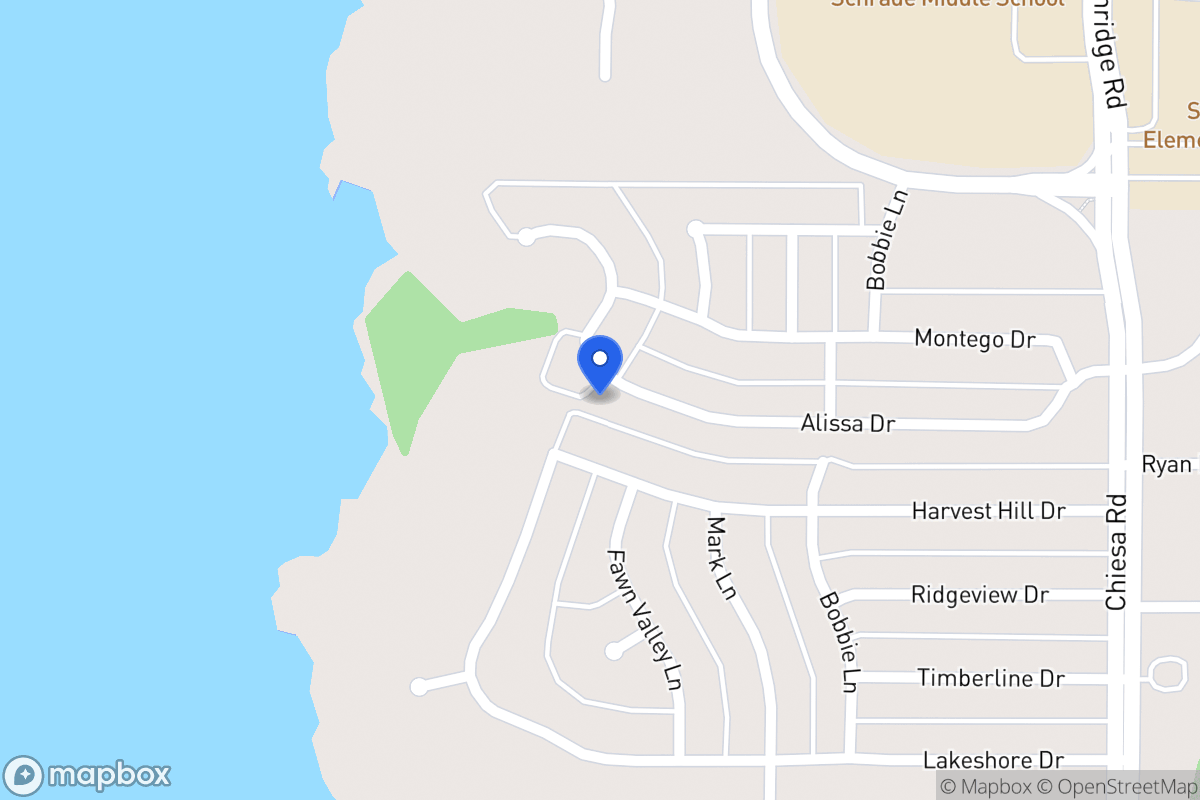 Map of 6710 Alissa Dr