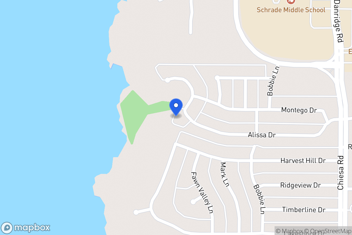Map of 6700 Alissa Dr