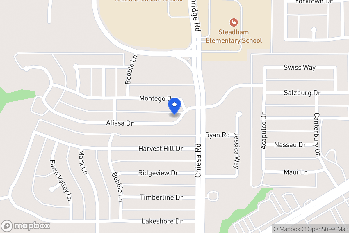 Map of 7301 Alissa Dr