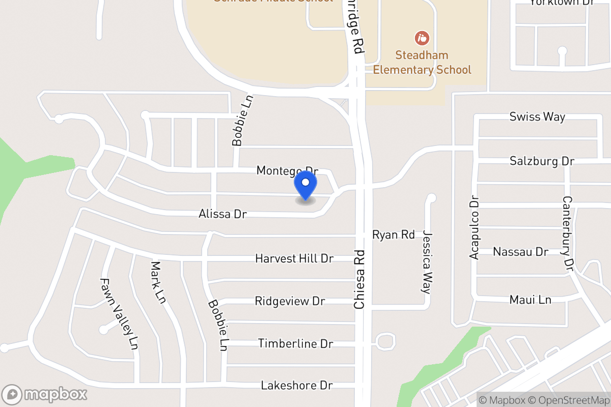 Map of 7217 Alissa Dr