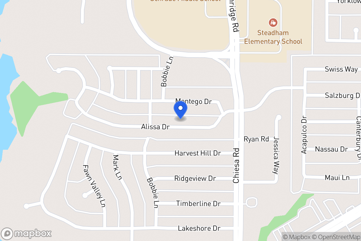 Map of 7201 Alissa Dr