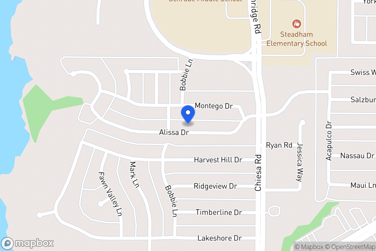 Map of 7113 Alissa Dr