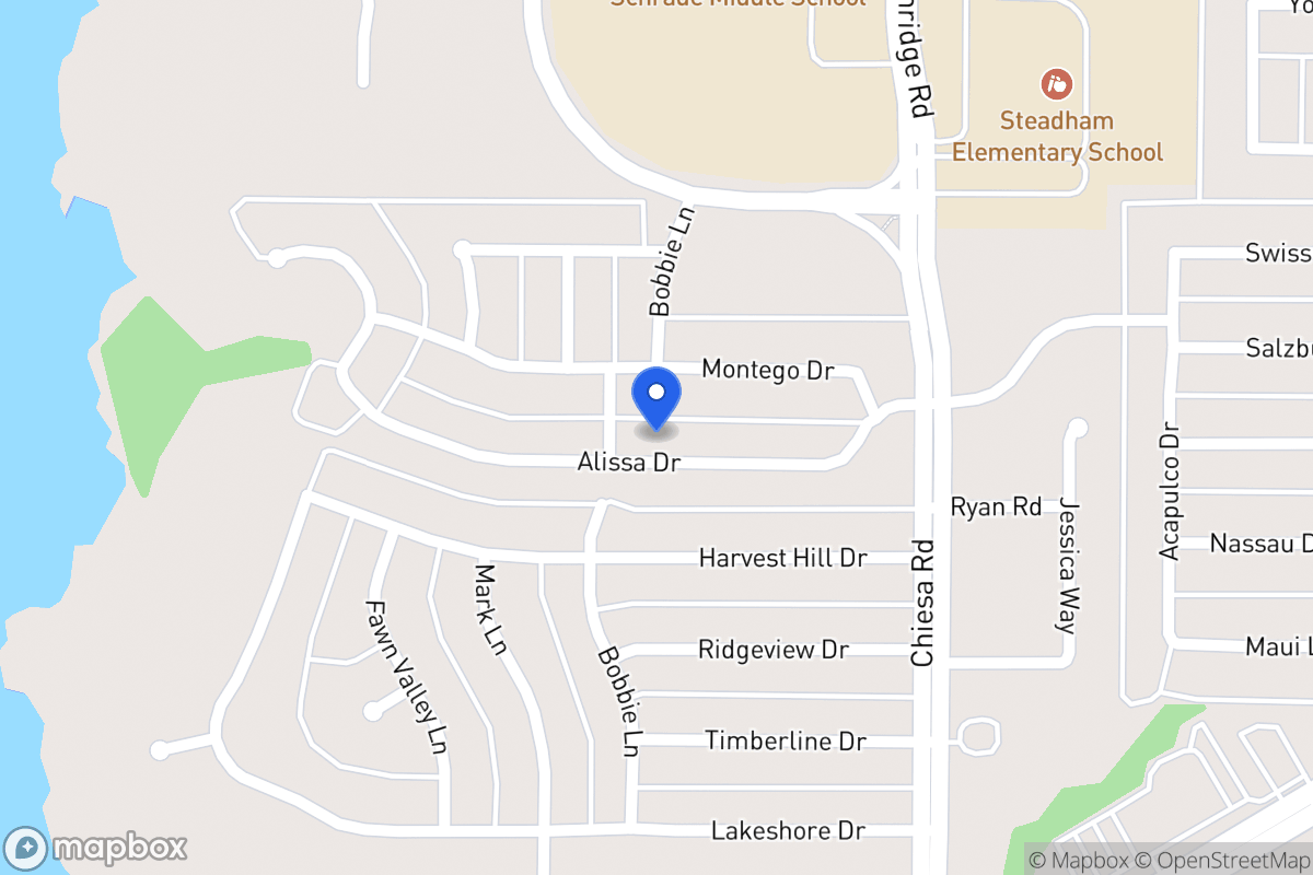 Map of 7109 Alissa Dr