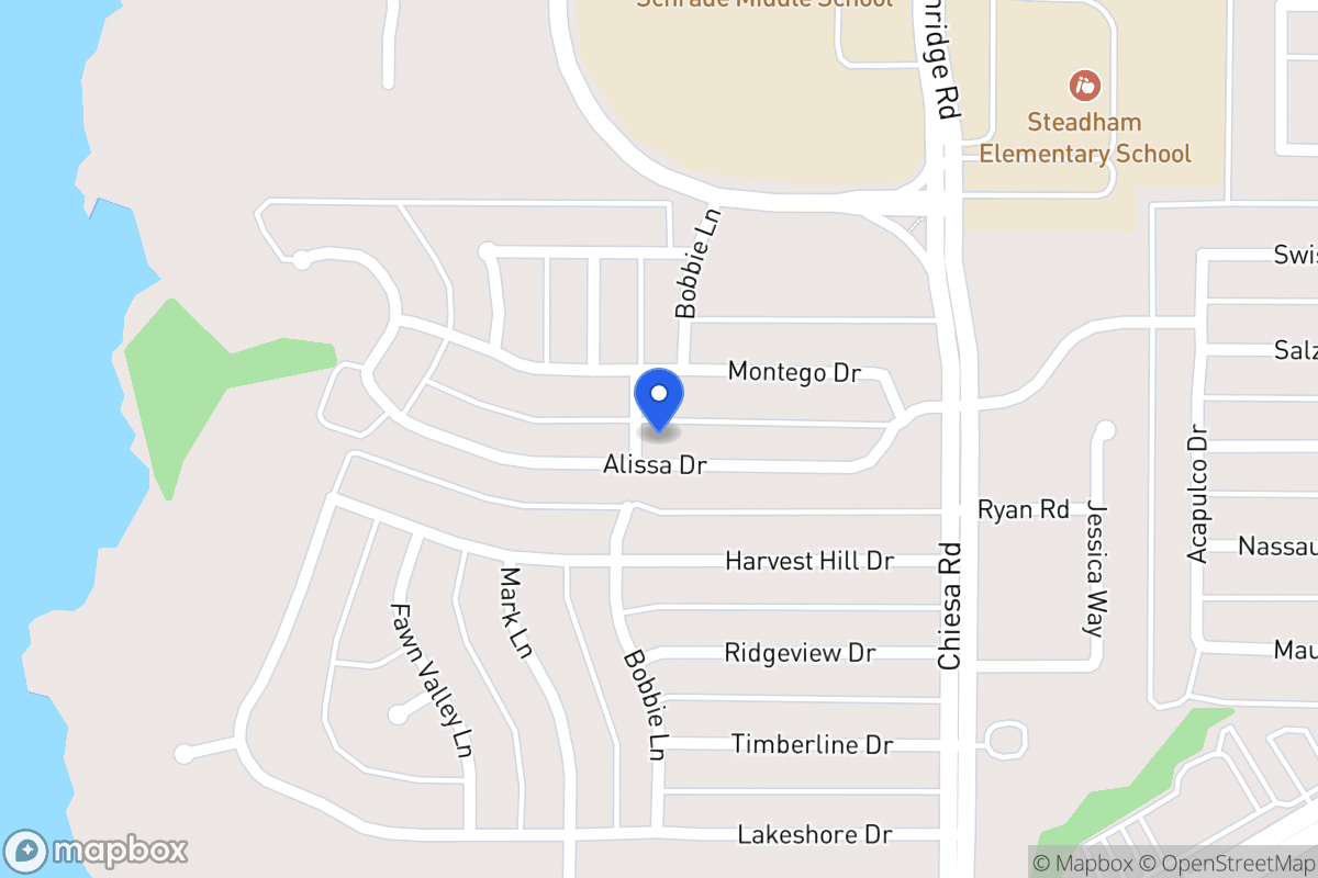 Map of 7105 Alissa Dr