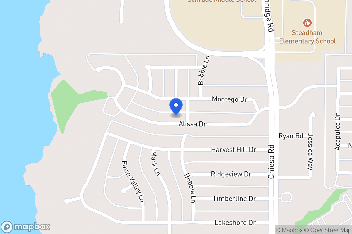 Map of 7009 Alissa Dr