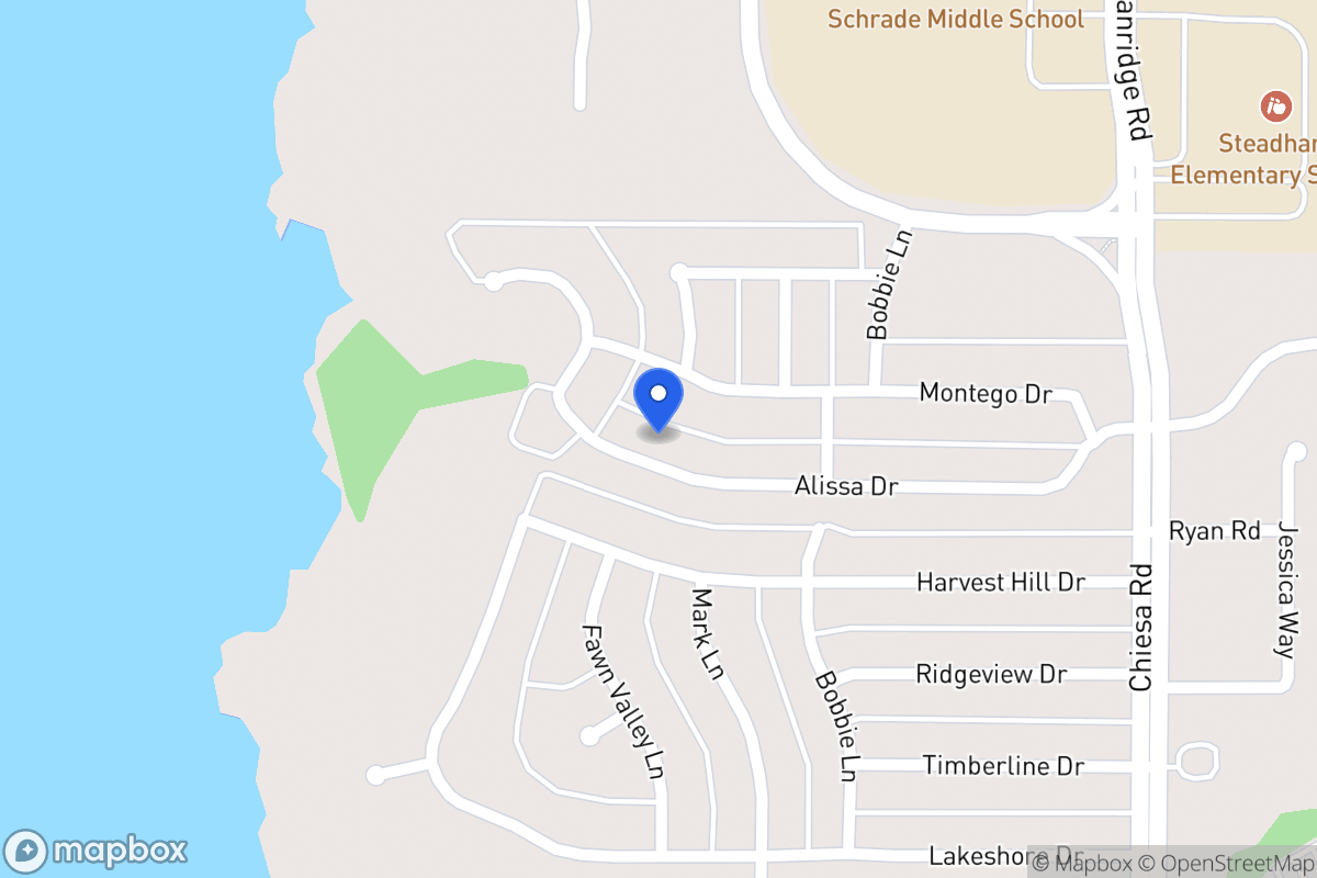 Map of 6805 Alissa Dr