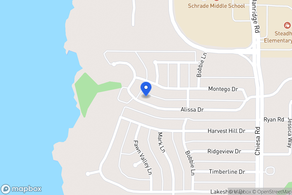 Map of 6801 Alissa Dr