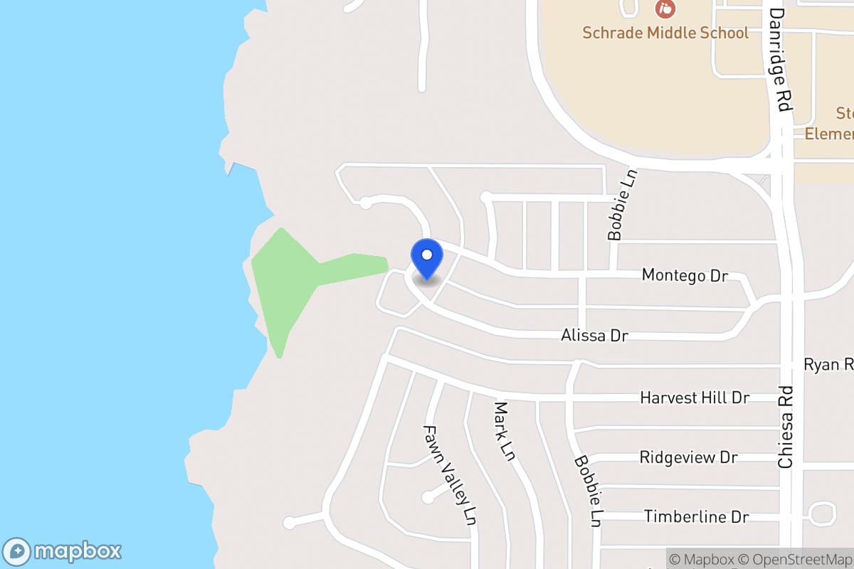 Map of 6200 Alissa Dr