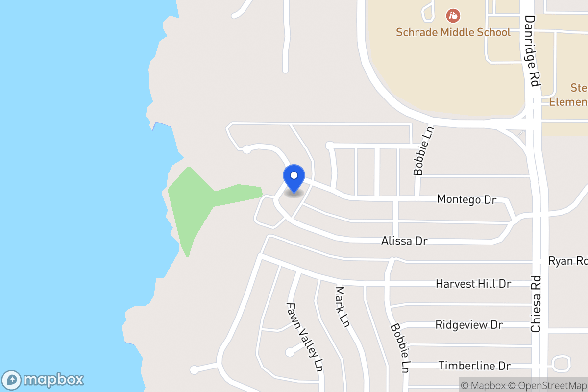 Map of 6204 Alissa Dr