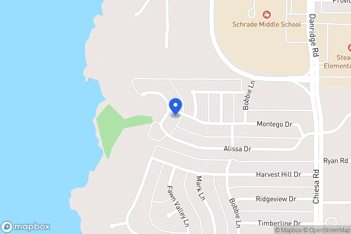 Map of 6210 Alissa Dr