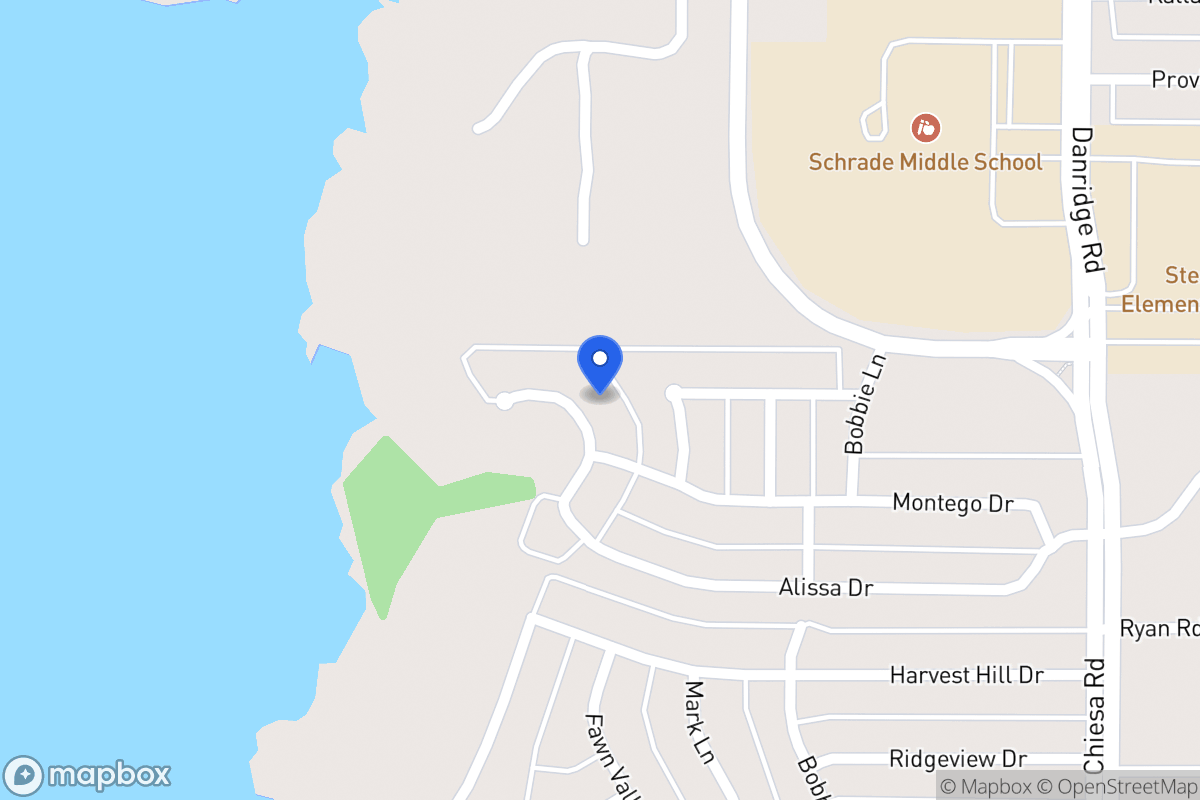 Map of 6310 Alissa Dr