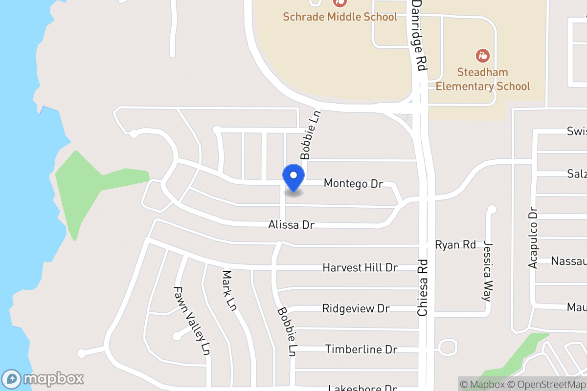 Map of 7106 Montego Dr