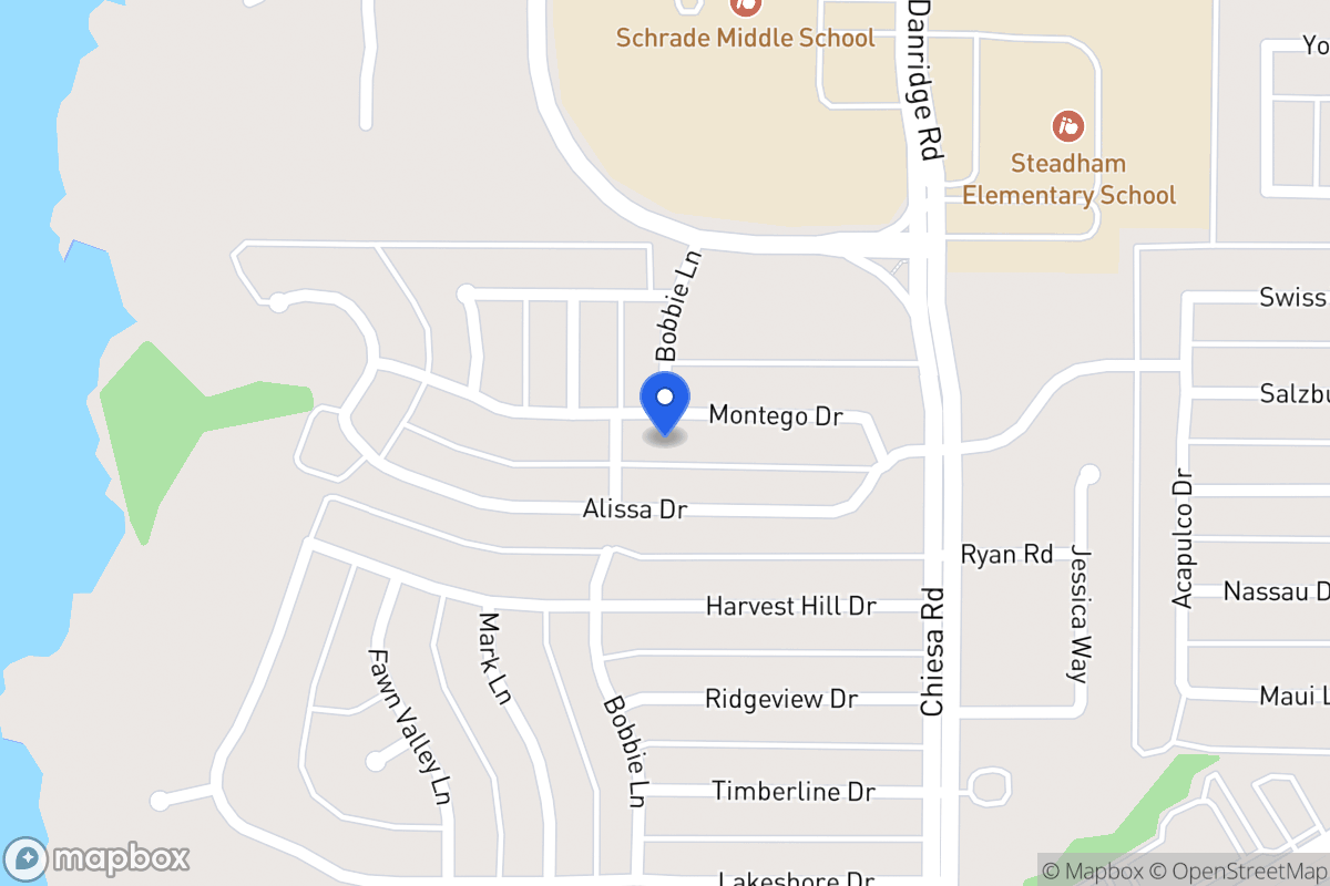 Map of 7110 Montego Dr