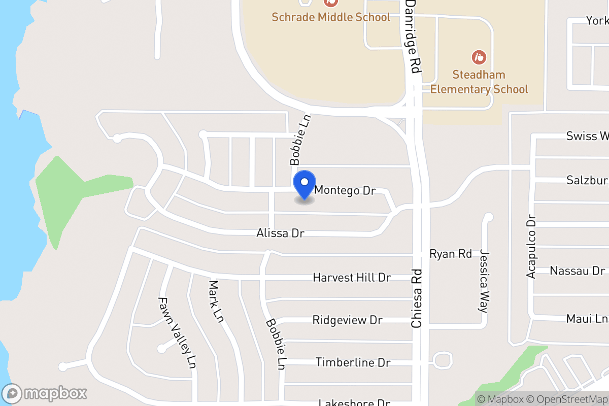 Map of 7114 Montego Dr
