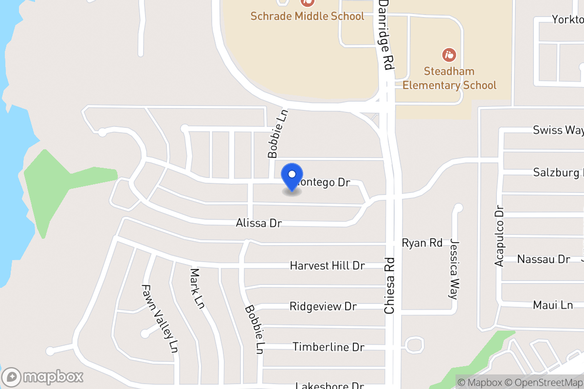 Map of 7118 Montego Dr
