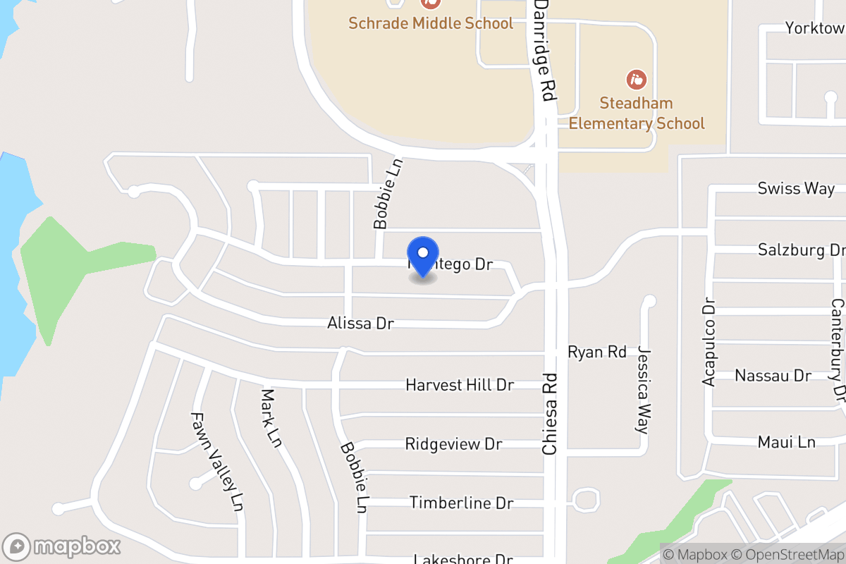 Map of 7202 Montego Dr