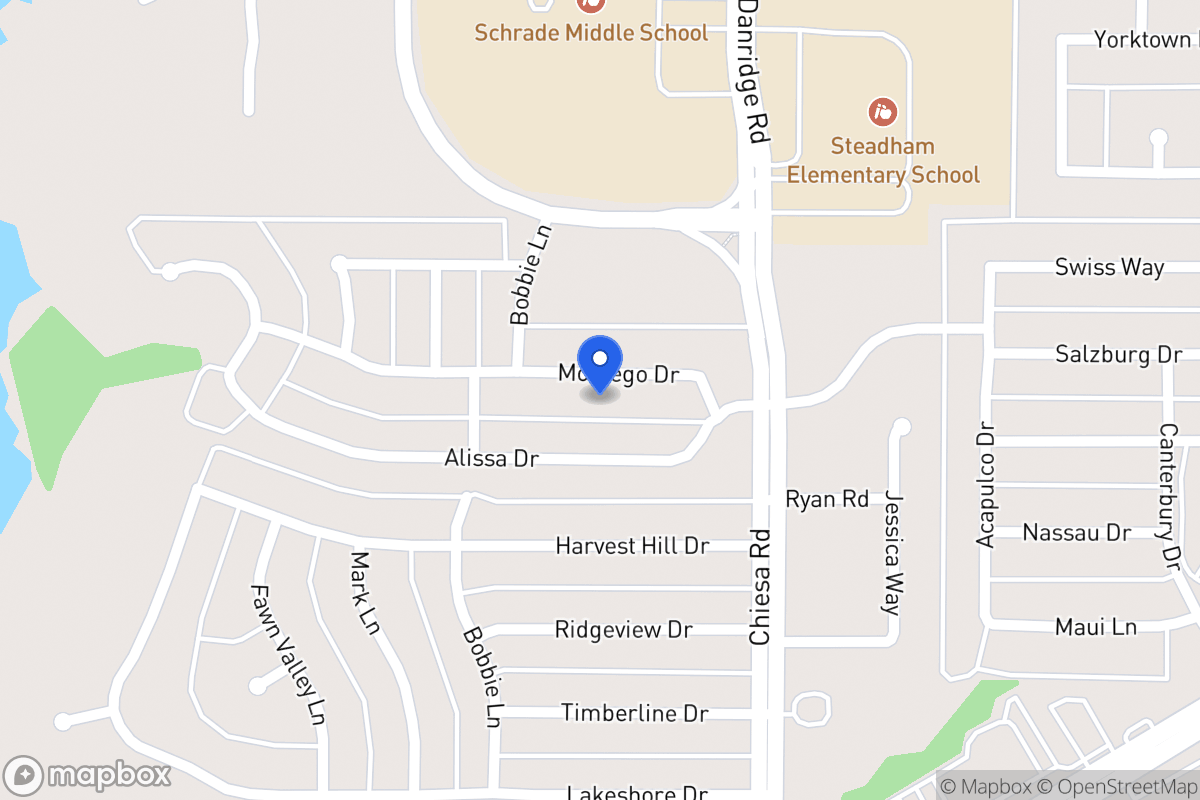 Map of 7206 Montego Dr