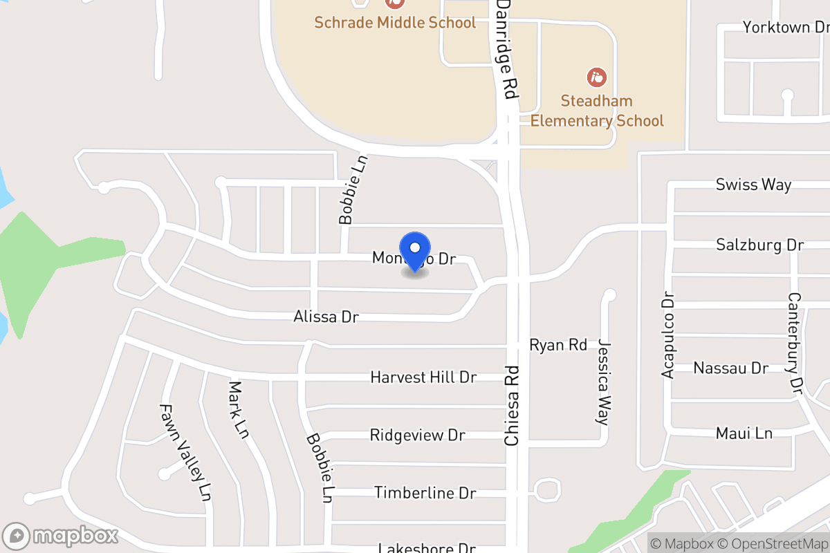 Map of 7210 Montego Dr