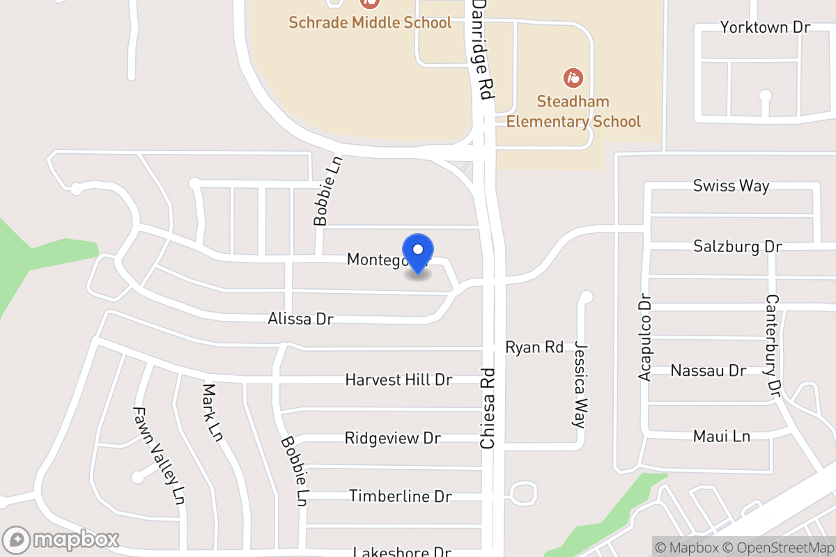 Map of 7218 Montego Dr