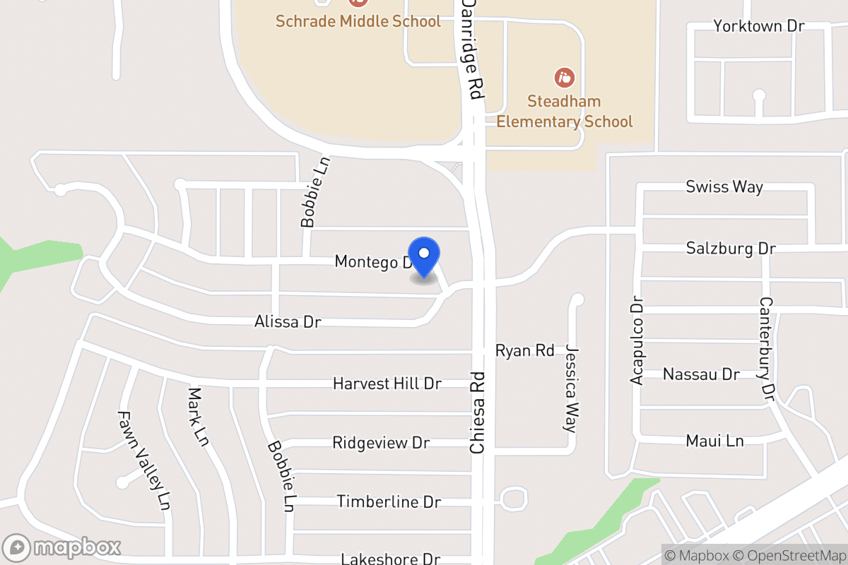 Map of 7302 Montego Dr