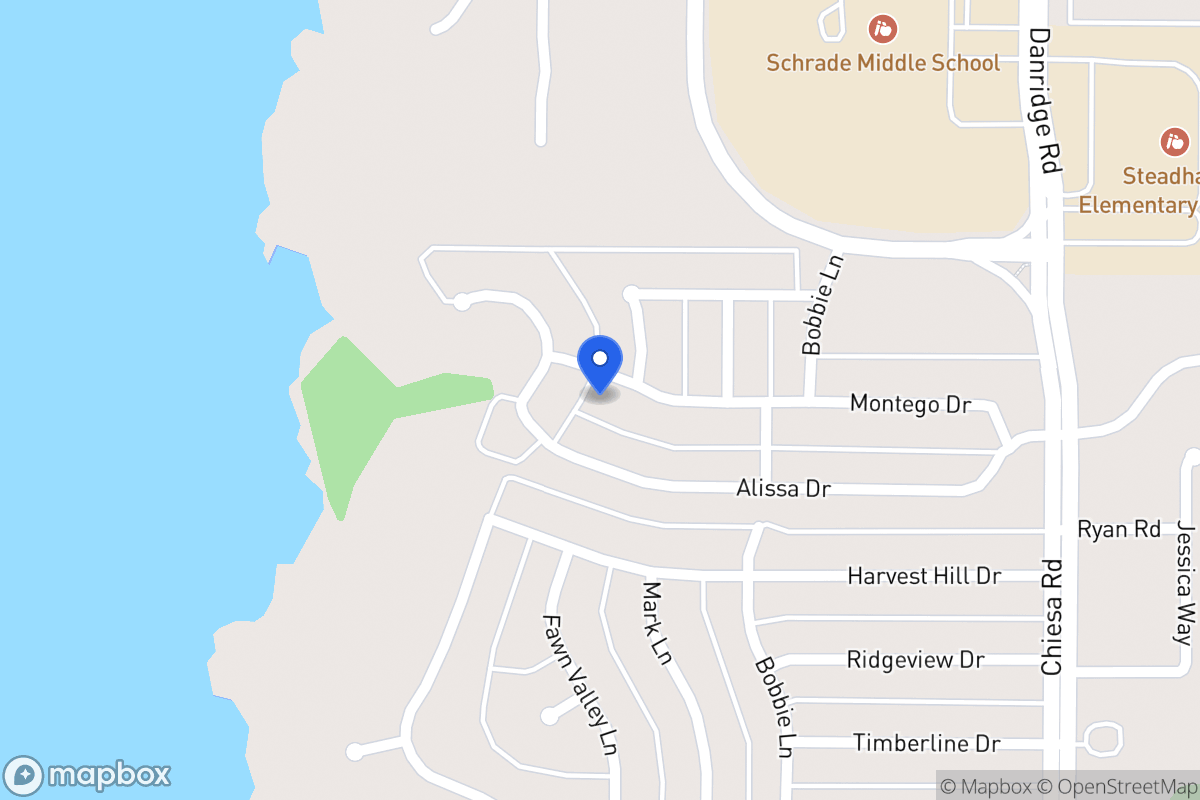 Map of 6810 Montego Dr