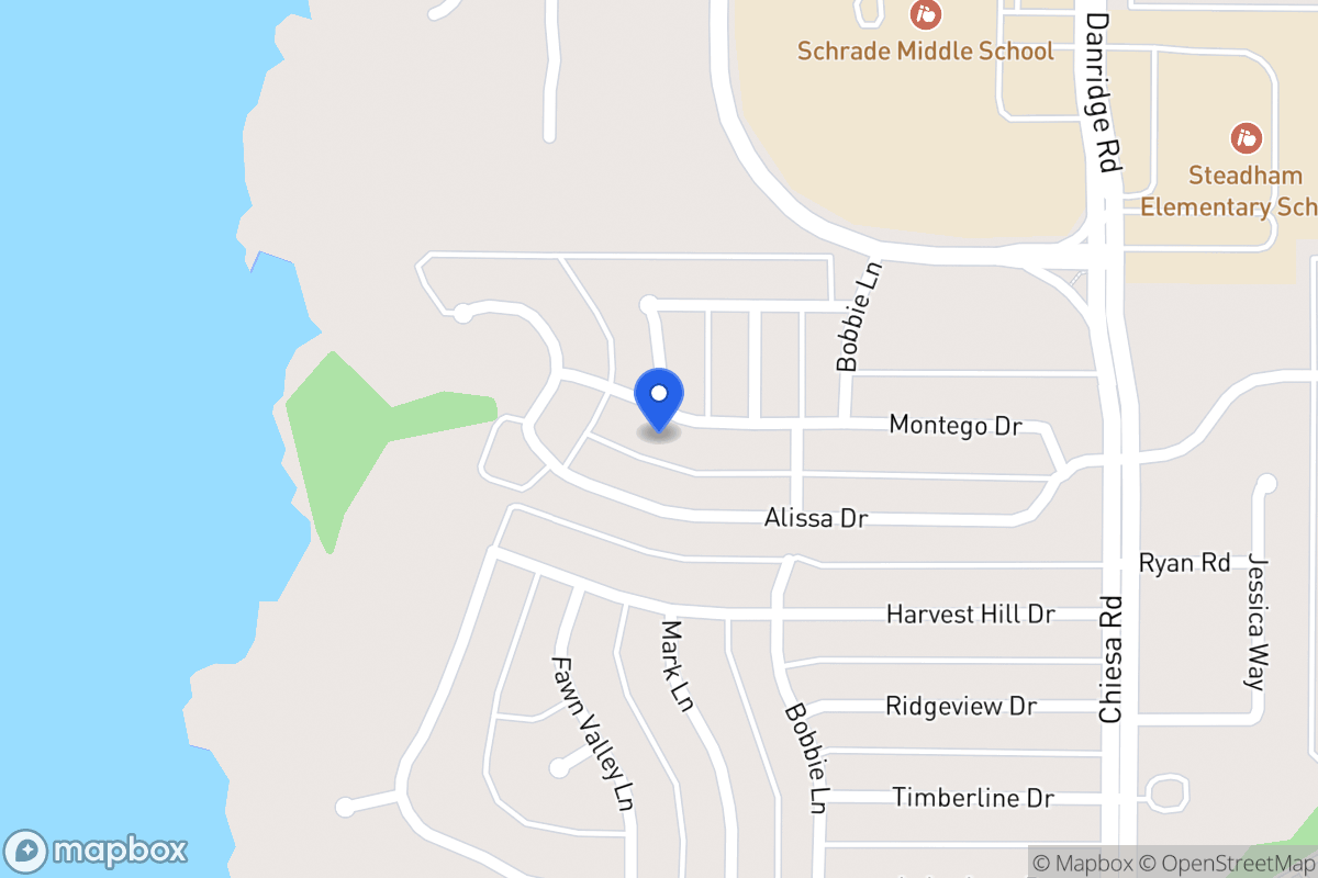 Map of 6906 Montego Dr